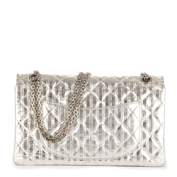 Chanel 2.55 Stripes Medium 226 Double Flap - Picture 4 of 11